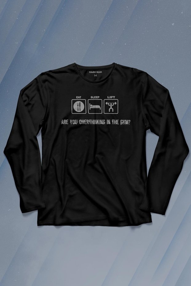 Eat Sleep Lift Gym Bodybuilding Fitness Sports Long Sleeve T-Shirt Gym Tshirt