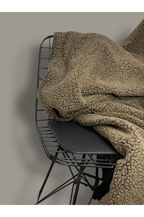 Ithal Snowtop , %80 Yün Peluş Kumaş Yüksek Kalite 50x150 Cm A Kalite Tekstil, Döşeme - 1