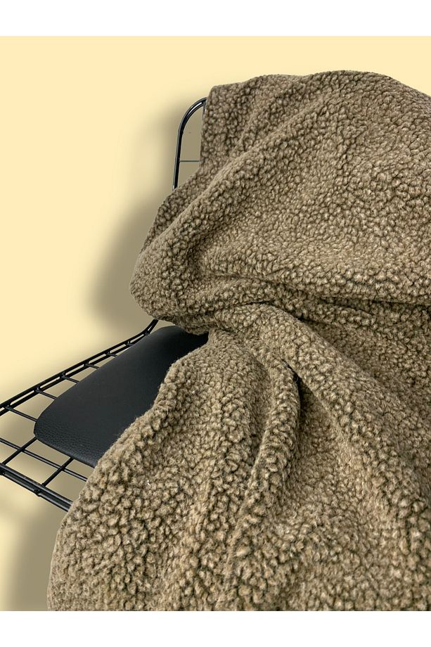 Ithal Snowtop , %80 Yün Peluş Kumaş Yüksek Kalite 50x150 Cm A Kalite Tekstil, Döşeme - 3