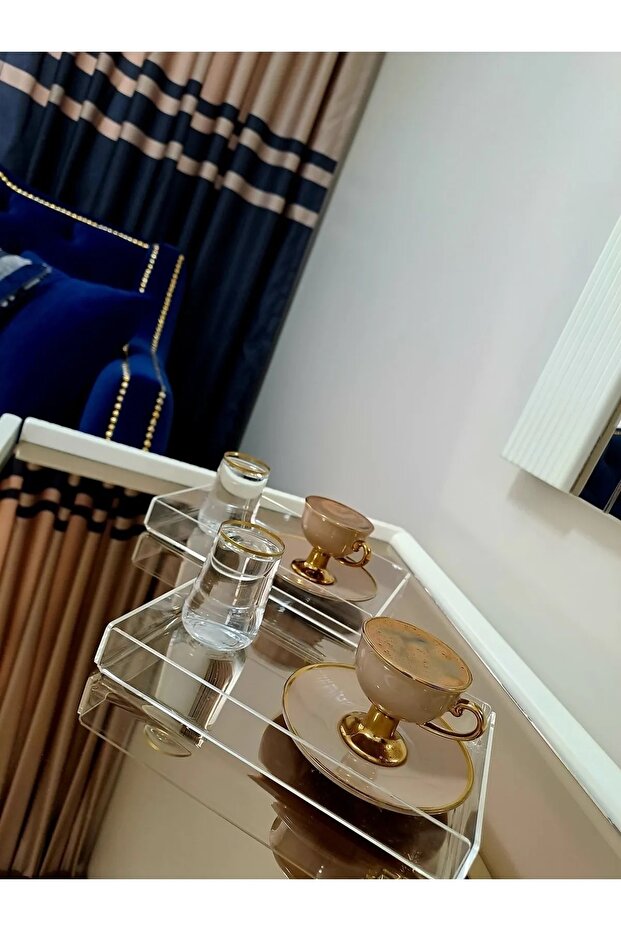 صينية عرض فردية (قطعتين شفافة) - 3