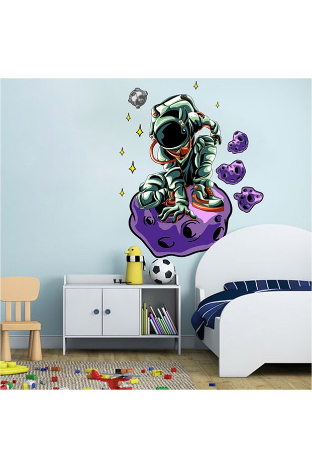 Astronaut Decor Wall Sticker Set V45781295