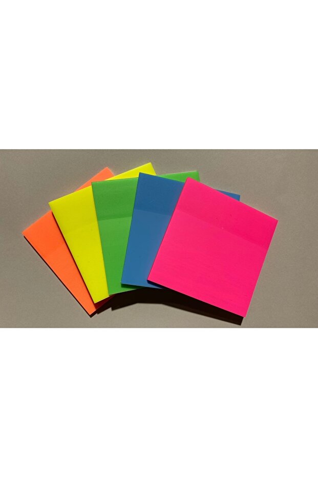 Renkli Şeffaf Post-it (mavi) - 2