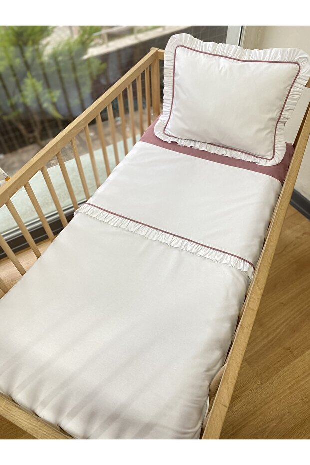 Frilly Baby Duvet Cover Set Cotton