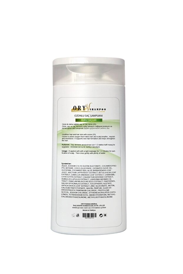 Doğal Şampuan Kuru Saçlar Için  Ozonlu  250ml - 3