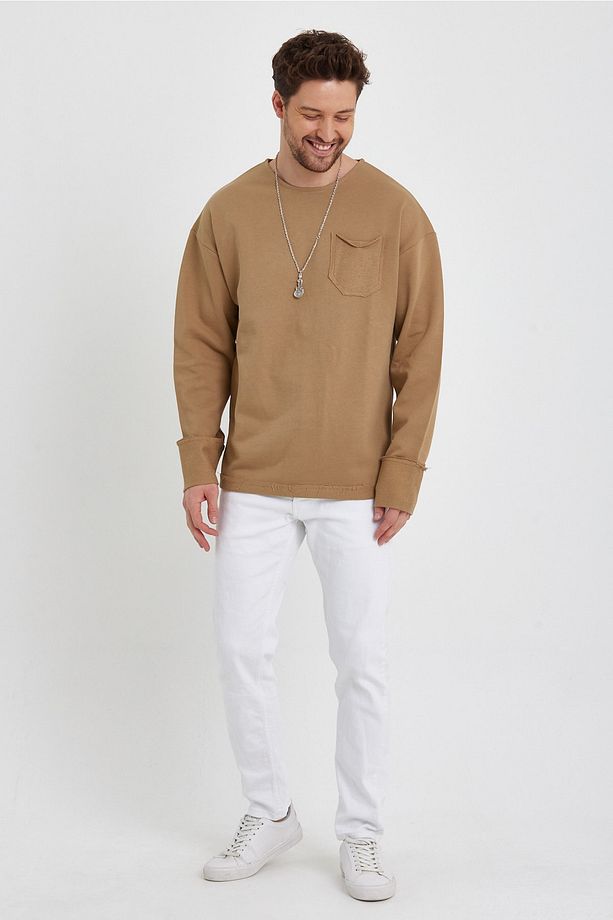 3 Iplik Oversize Püskül Manşet Bohem Sweat A Kalite Özel Tasarım - 3