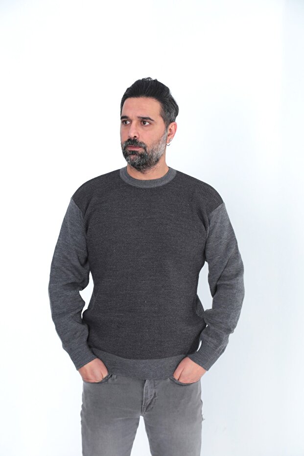 Dad O Neck Autumn-winter Thick Men's Sweater