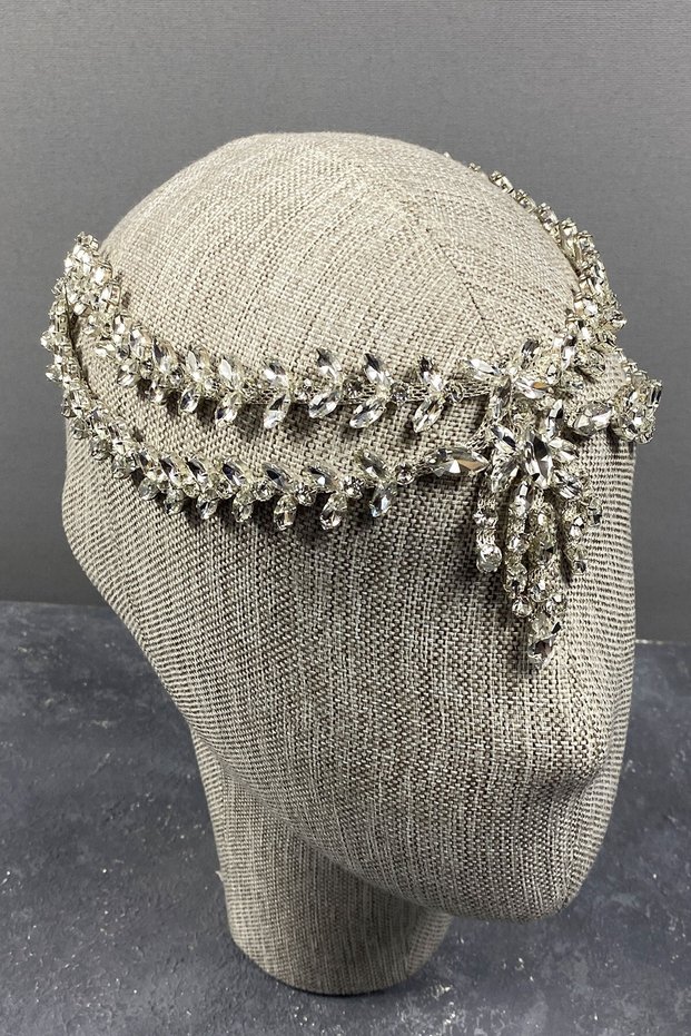 Bridal Crown Bridal Hair Accessory Silver Sema Frontlet Bridal and Henna Crown Hair Accessory – Other Hair Accessories