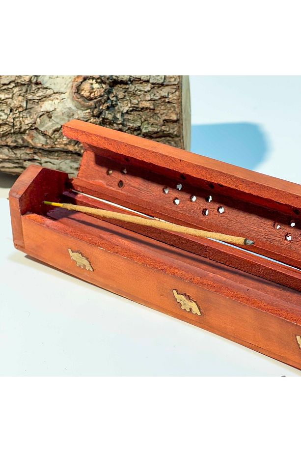 Ahşap Tabut Model Konik & Çubuk Tütsülük - 2