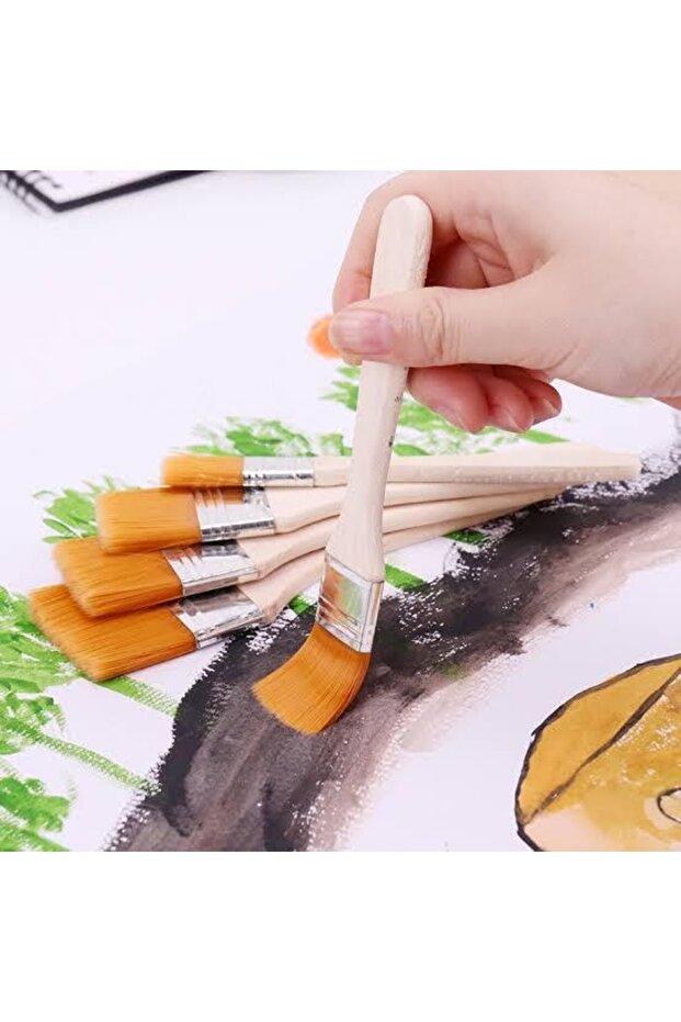 Synthetic Silk Acrylic And Oil Paint Floor Brush - No : 6