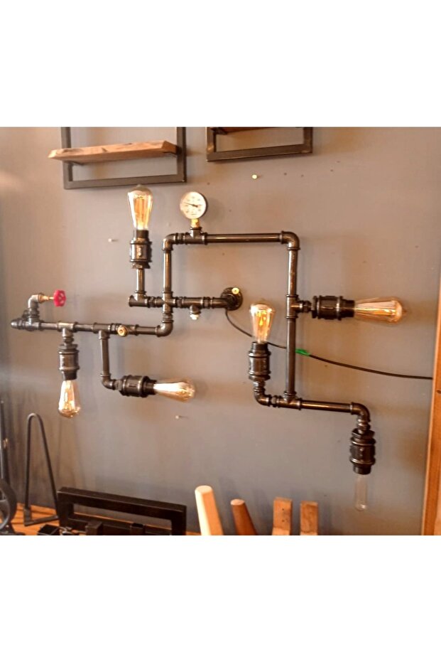 Su Borusu Tasarım Duvar Apliği - 1