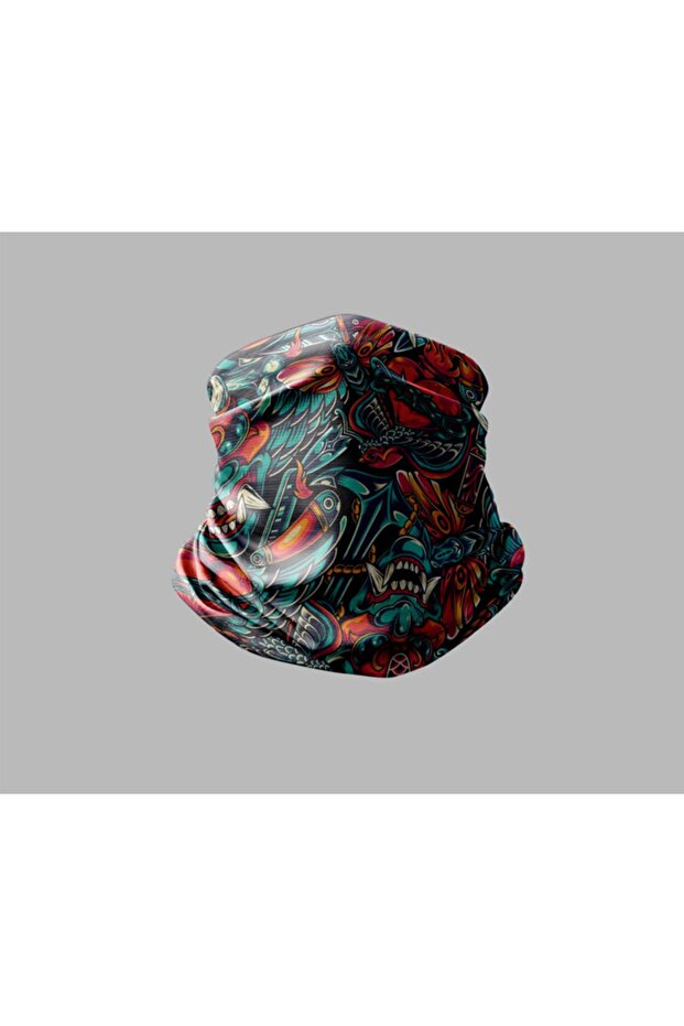 Mixed Multi-Pattern Design Biker Multi-Purpose Outdoor Neck Collar Unisex Bandana