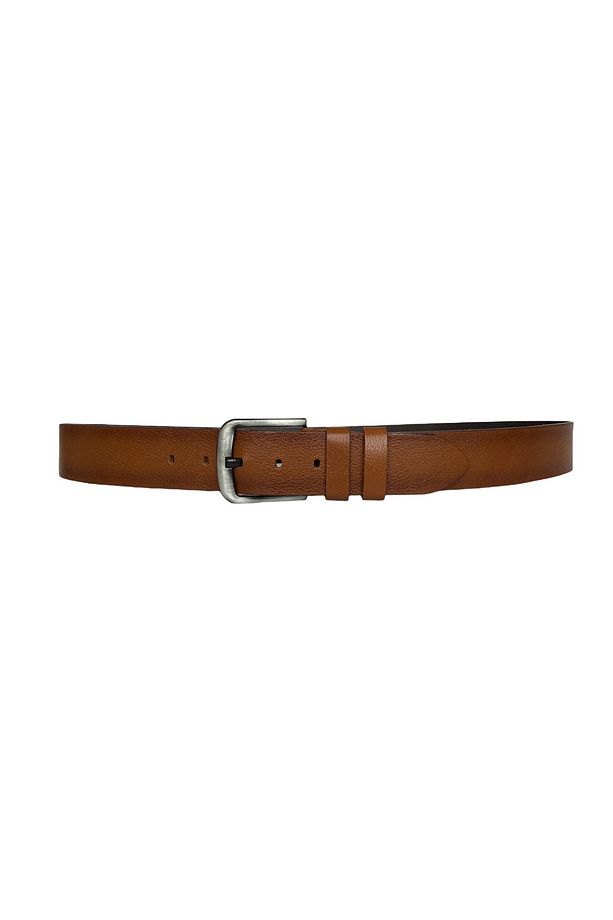 %100 Hakiki Tek Parça Kaliteli Deri 2'li Set Siyah, Taba 4.5 Cm Kot, Spor Kemer=2li-go-1111-2222 - 7
