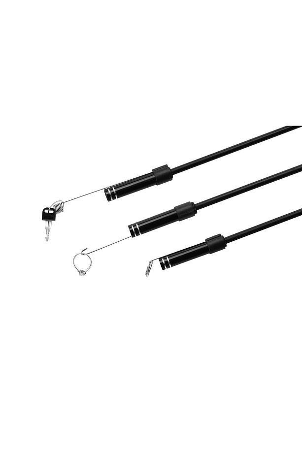 3'ü 1 Arada Endeskop Kamera Mikrofon Usb Ve Tip-c 6 Led Su Geçirmez 10 Metre Borescope Yılan Kamera - 8
