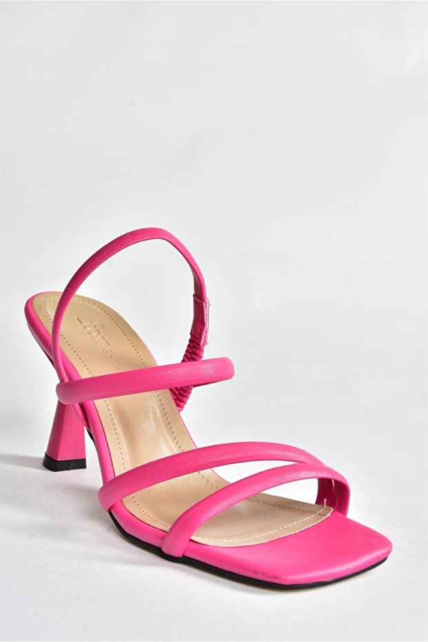 Fukszia vékony sarkú női cipő P404471009 - 5