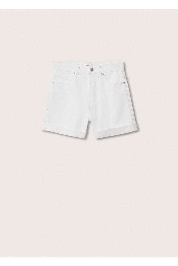 Mom-fit Denim Şort - 3