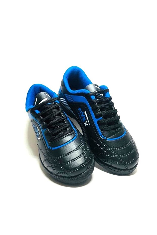 Lace-up Patent Leather Men's Astroturf Shoes