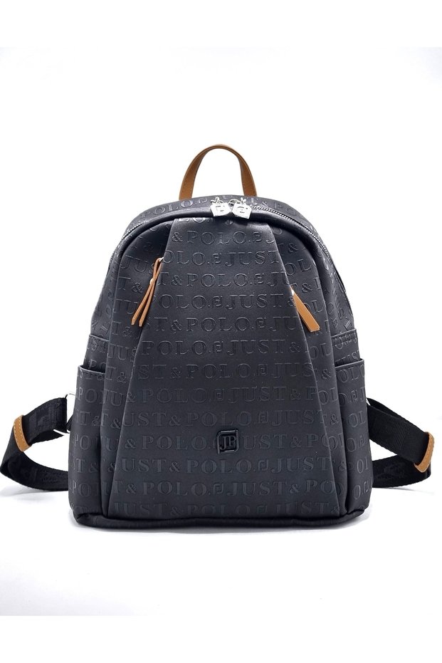 Women's Black 9 Compartment Backpack Tm1019-5