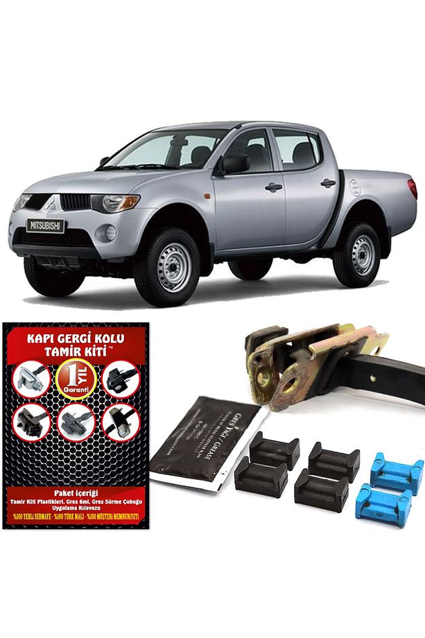 Mitsubishi L200 4. Nesil Kapı Gergi (limitör) Tamir Kiti ( 2 Kapı Set ) 2010-2014 - 1