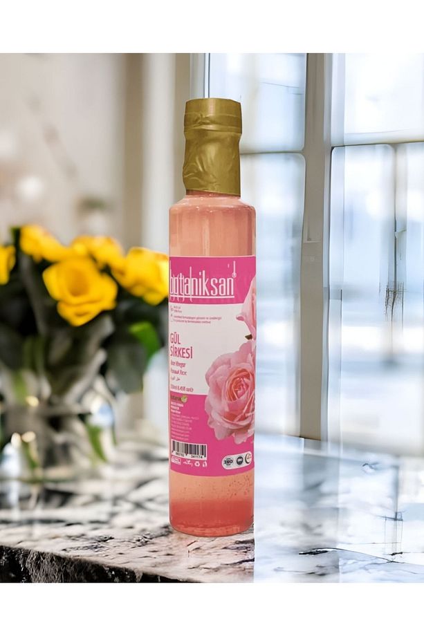 Gül Sirkesi 250ml Fermante %100 Saf Ve Katkısız - 1