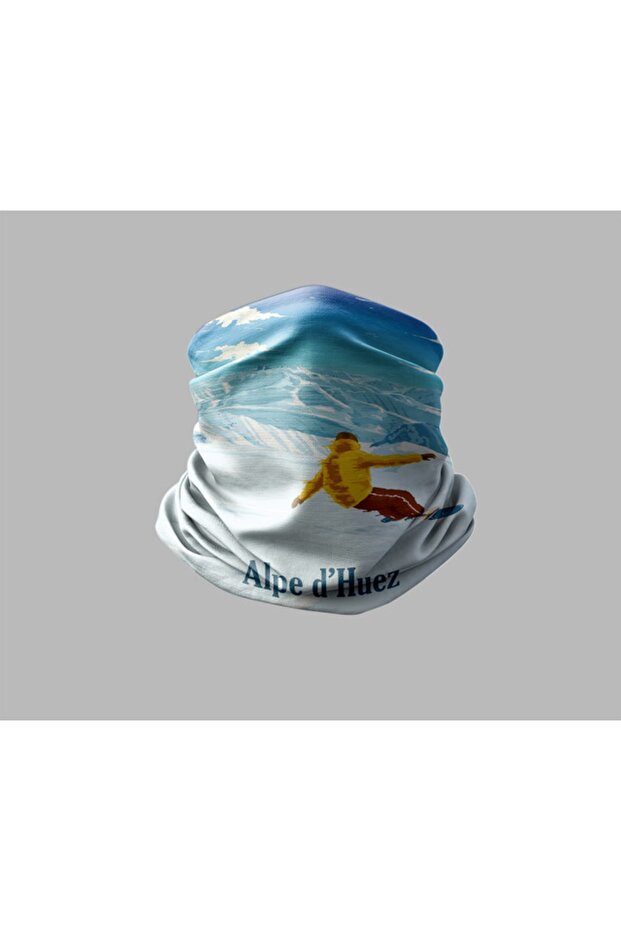 Ski & Mountain Designed Biker Multi-Purpose Outdoor Neck Collar Unisex Bandana