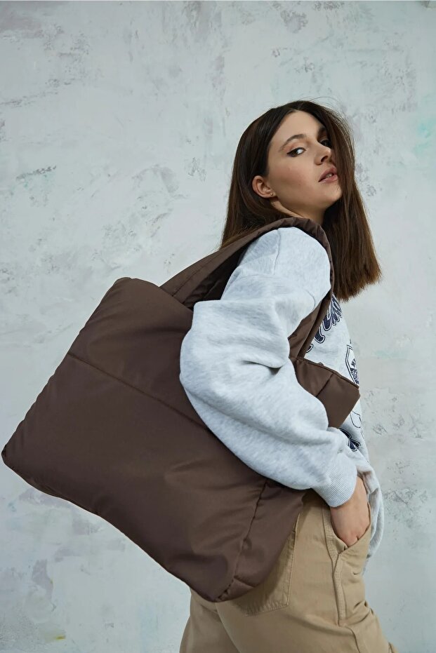 Puf Kumaş Çanta Napoli - 1