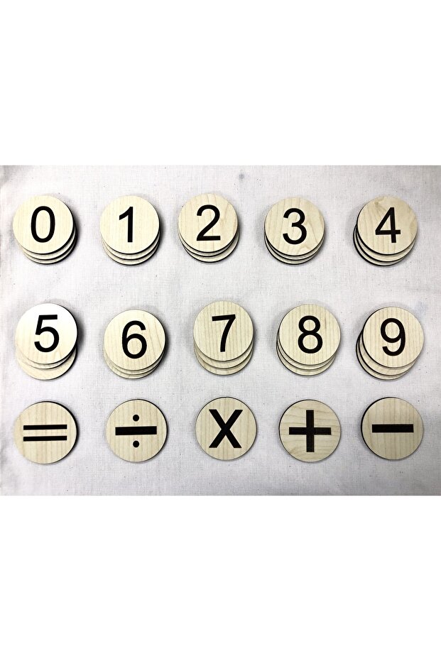 Educational Tutorial Mathematics Processes Addition Subtraction Division Multiplication 36 Pieces Children's Game
