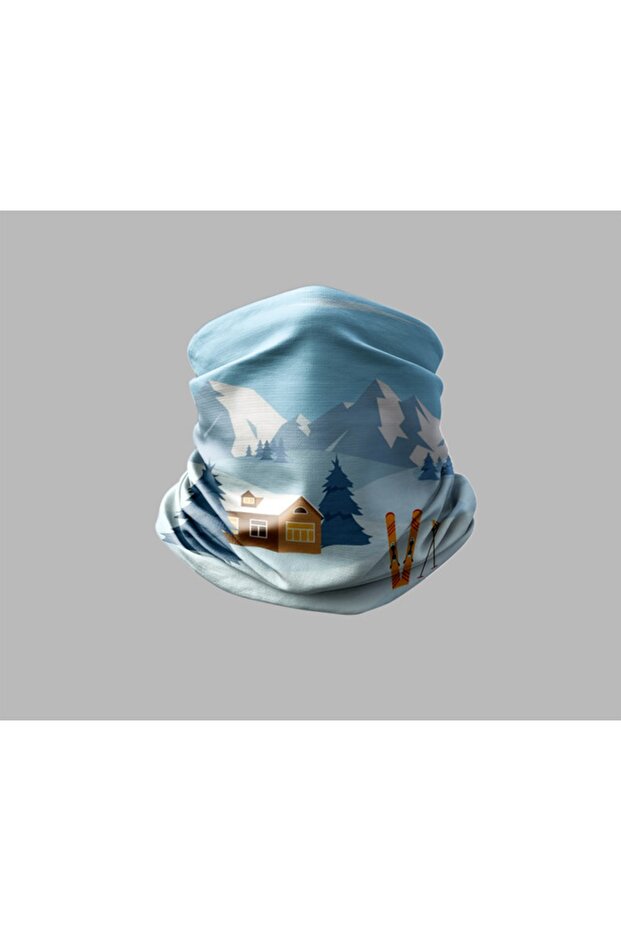 Ski & Mountain Designed Biker Multi-Purpose Outdoor Neck Collar Unisex Bandana