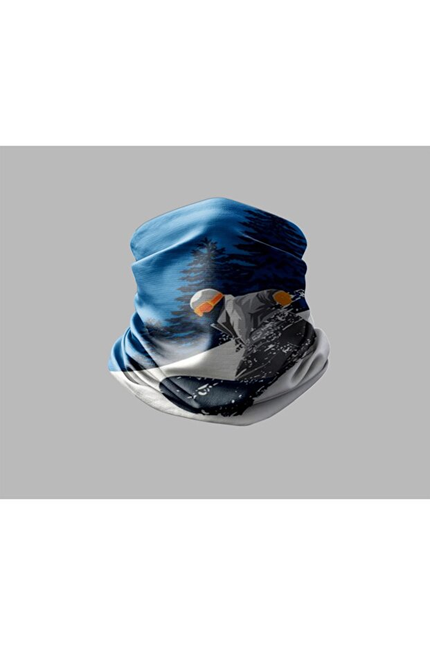 Ski & Mountain Designed Biker Multi-Purpose Outdoor Neck Collar Unisex Bandana