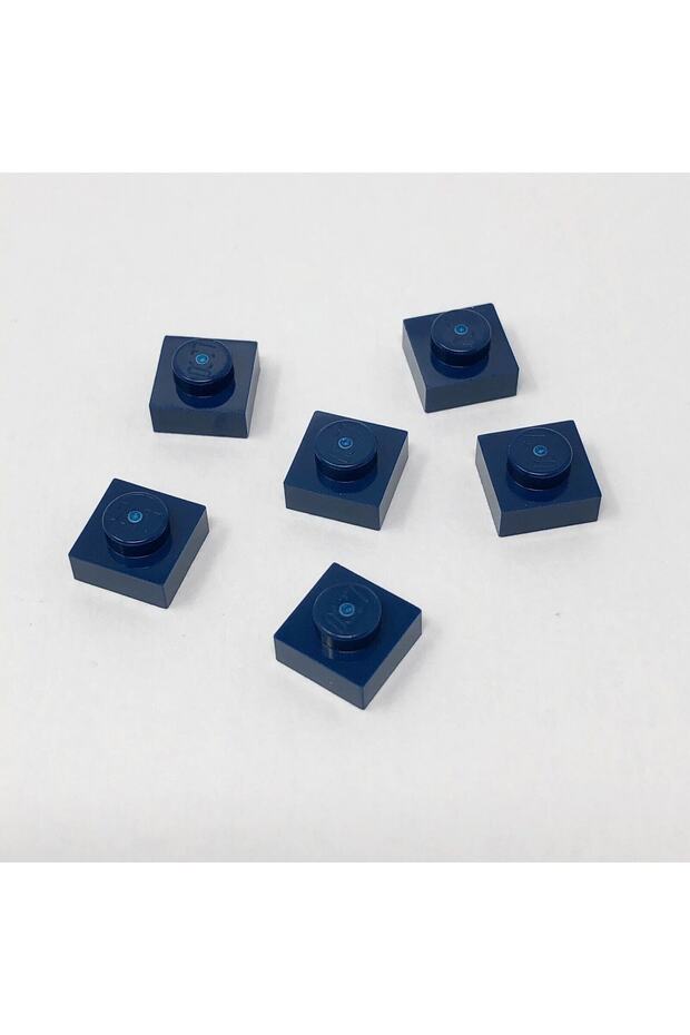 Original Moc Custom Accessory Creator Plate 1 X 1 Flat Brick Navy Blue 8 Pieces to Ship