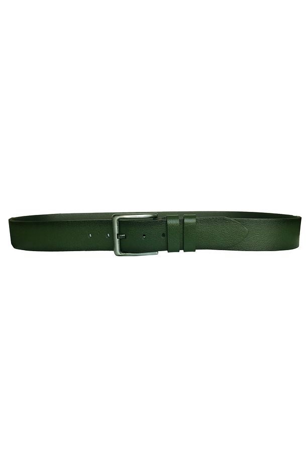 %100 Hakiki Kaliteli Deri, Yeşil 4.5 Cm Tek Parça Kot, Spor Kemer=go-dk-kot - 5