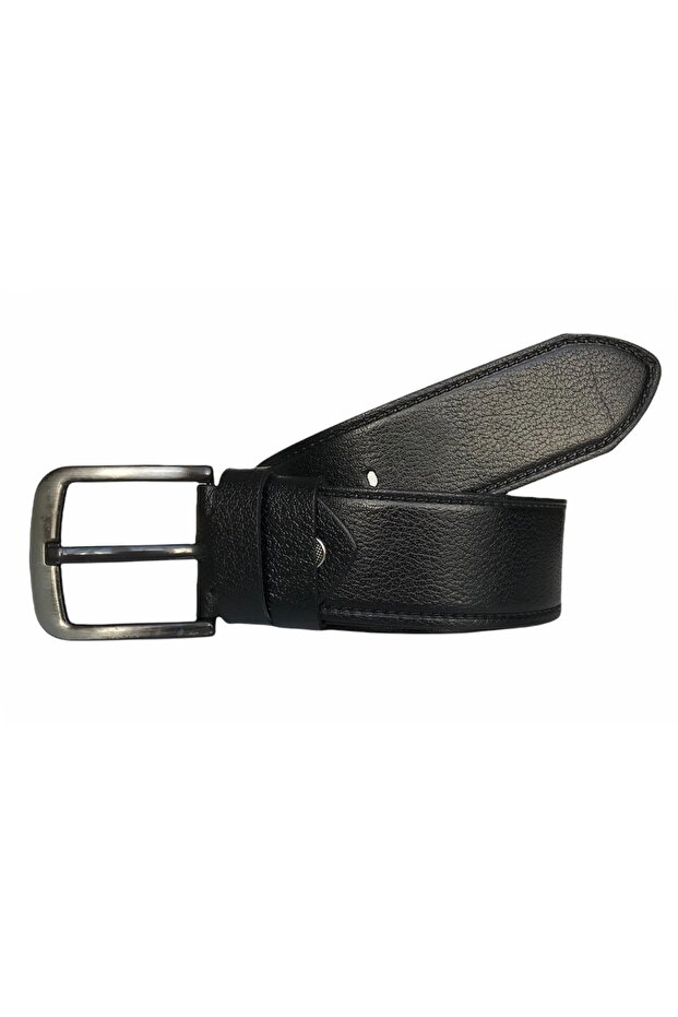 %100 Hakiki Deri 2'li Set 4.5 Cm Tek Parça Kot,spor Kemer Siyah, Kahverengi=2li.127-128 - 4