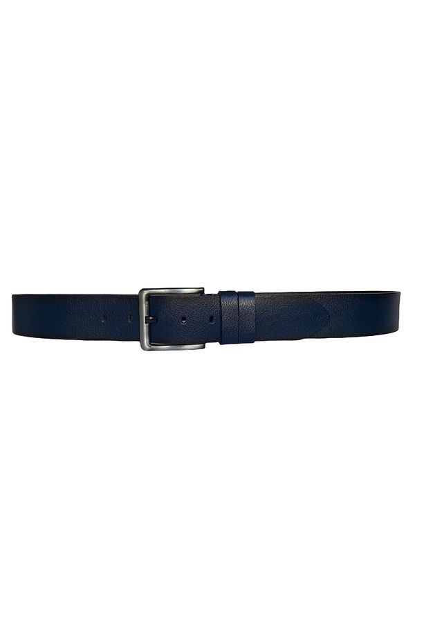 %100 Hakiki Tek Parça Kaliteli Deri 3'lü Set Siyah, Lacivert, Tosado 4.5 Cm Kot, Spor Kemer=3lü-go - 6