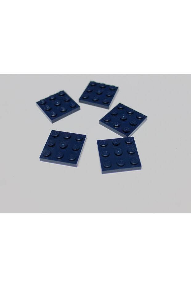 Original Moc Custom Accessory Creator Plate 3 X 3 Square Flat Bricks Navy Blue 4 Pcs to Send