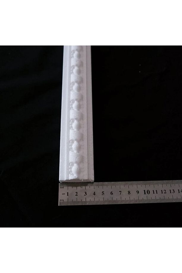 50 Cm (4 Adet) Defne Desenli Dekoratif Stropiyer Eps Köpük Çıta - 4 Cm Genişlik - 2