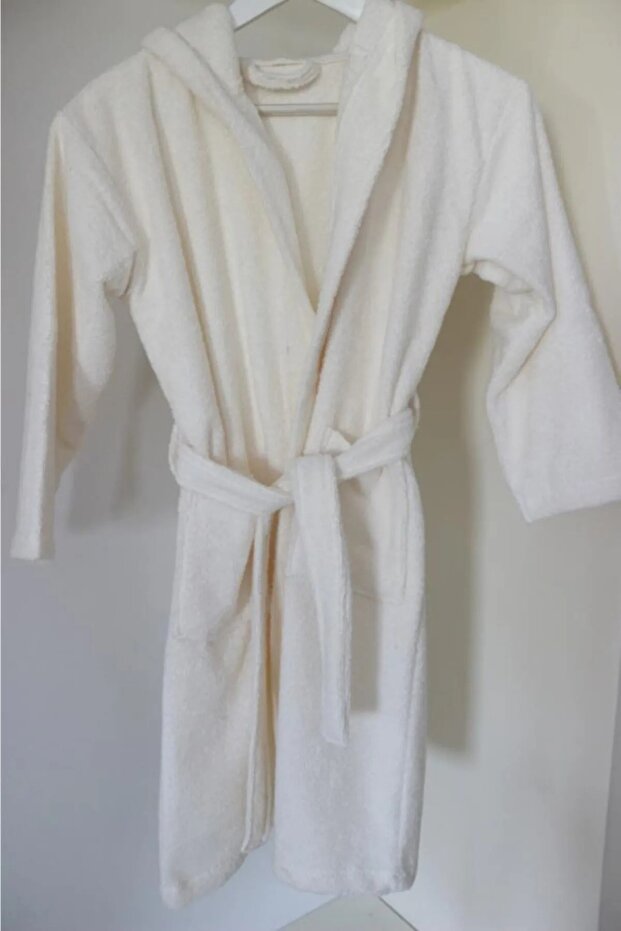 Hooded Cotton Children's Bathrobe