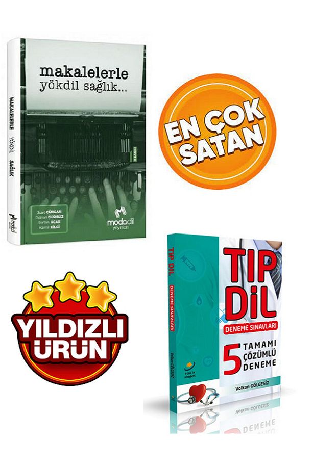 Modadil Makalelerle Yökdil Sağlık&tıpdil 5 Deneme Seti - 2