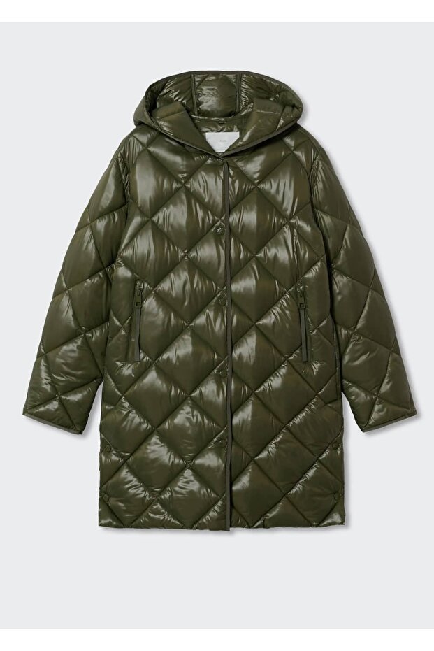 Kapüşonlu Kapitone Anorak - 3