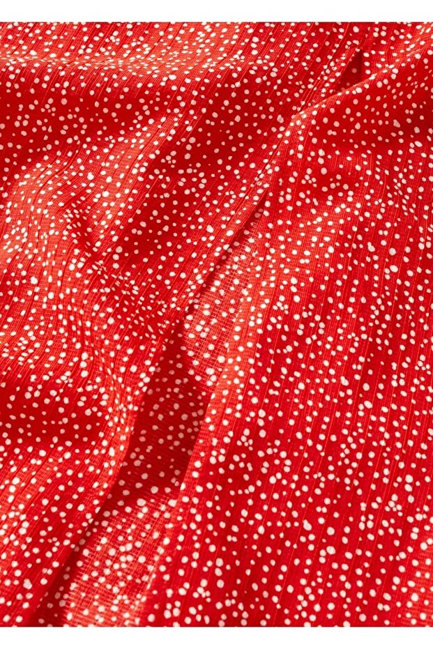 Balon Kollu Midi Boy Elbise - 7