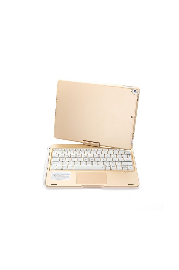 Ipad 8. Ve 9. Nesil 2020 /2021 Uyumlu 10.2 Klavyeli Kılıf 360 Dönebilen Rgb Tuşlu Touchpad - 6