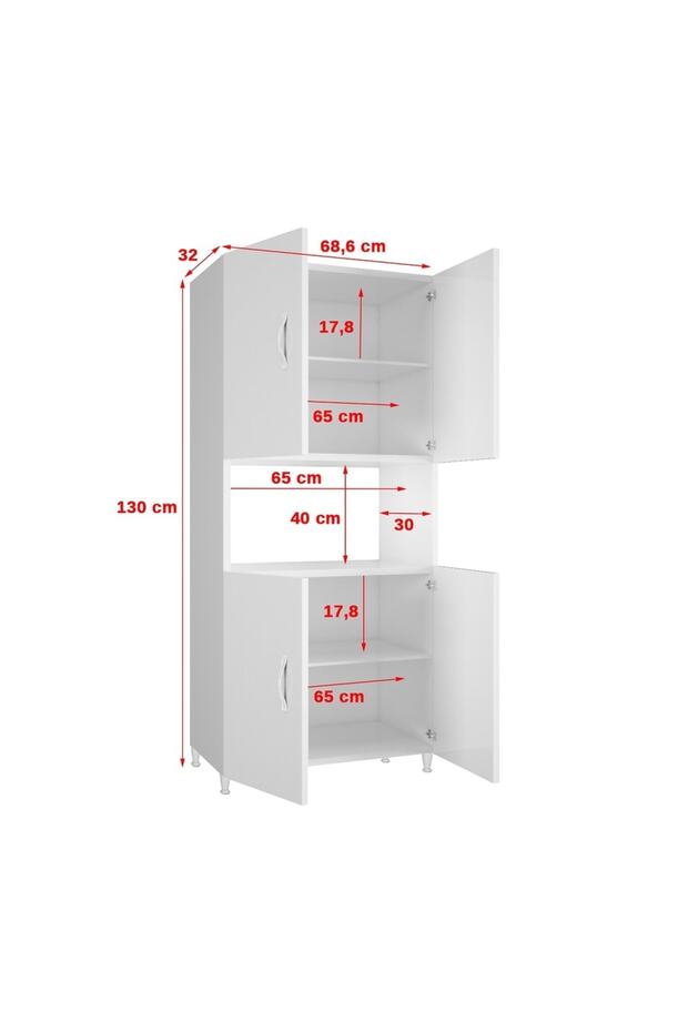 Arzu Mini Midi Fırın Mikrodalga Fırın Çok Amaclı Dolap-ard213 - 4