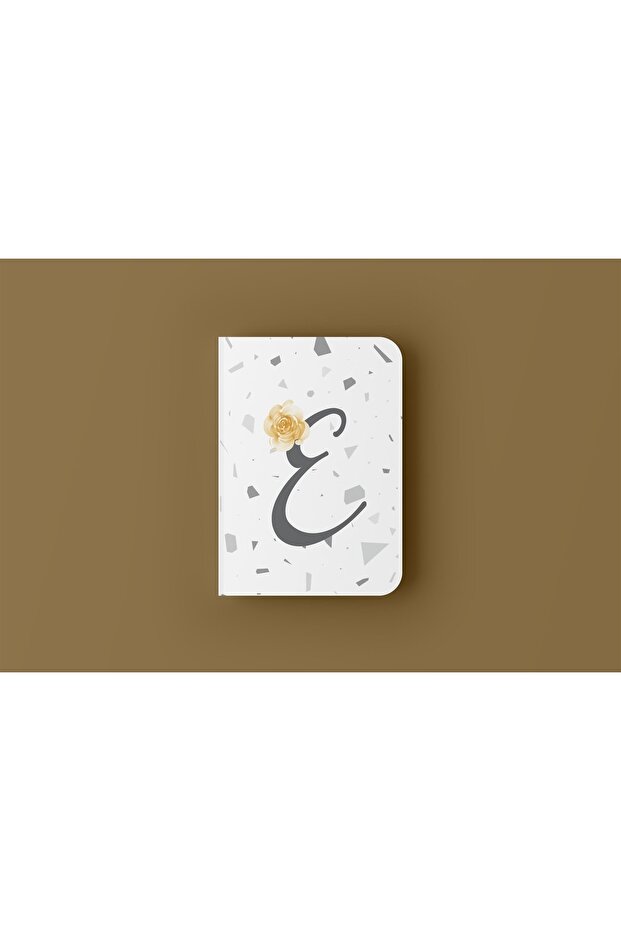Turkish Letter E Printed Notebook