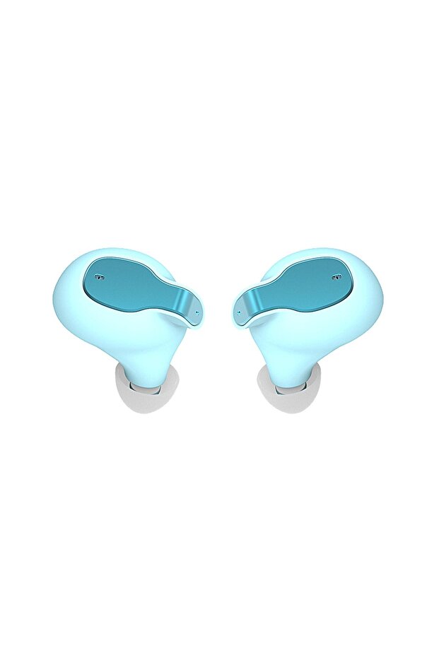 Ios Android Uyumlu  Bluetooth Kulaklık Mavi - 4