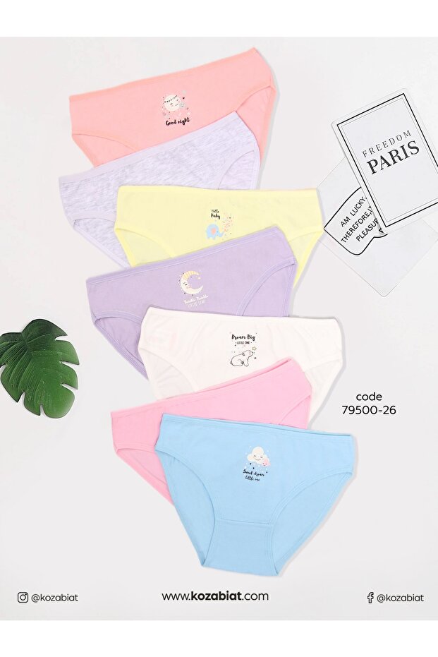 Girl's 7-Piece Panties