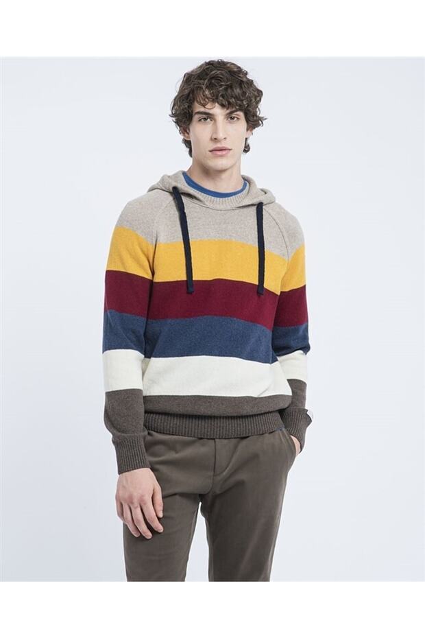 Men's Knitted Round Neck C.wWool