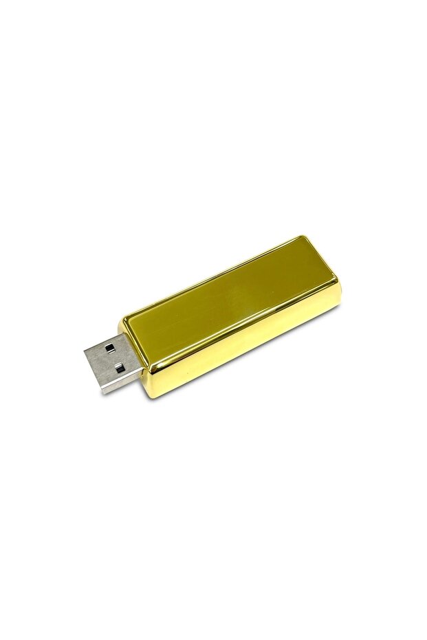 Gold Shaped USB 64 Gb Gold USB