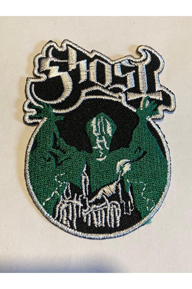 رقعة شعار Ghost، رقعة جينز، رقعة جينز - 1