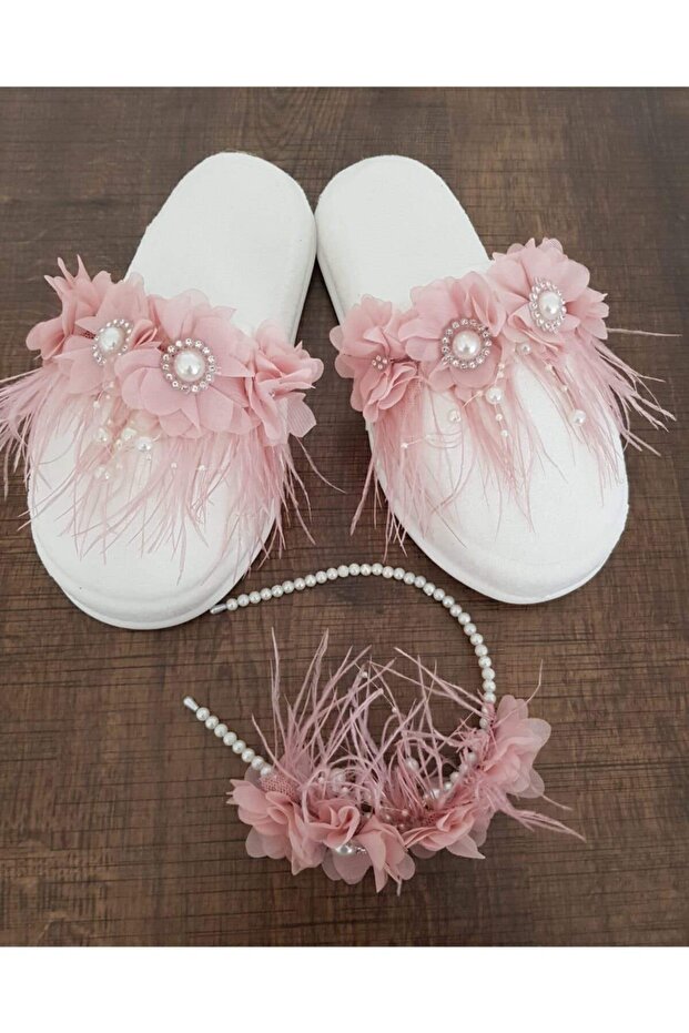 Floral Pearl Maternity Slippers Crown – Maternity Set – Maternity Set – Maternity Set