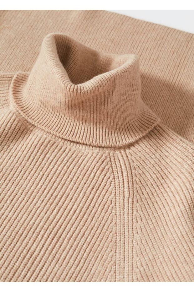 Ribana Balıkçı Yaka Elbise - 6