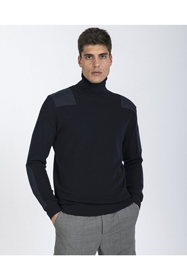 Men's Wo0ollen Turtleneck