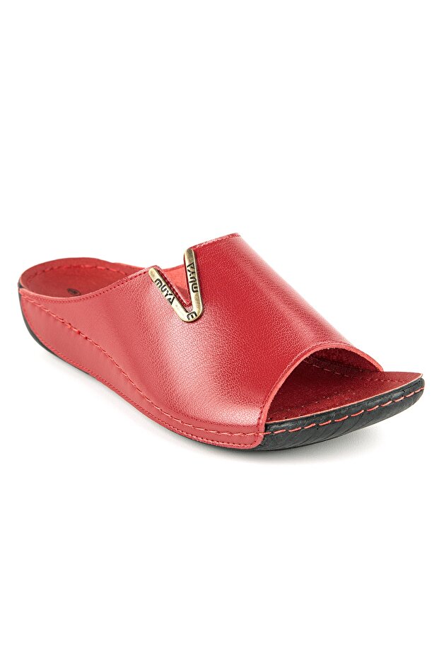 Nest Anatomical Günlül Women's Slippers-Red